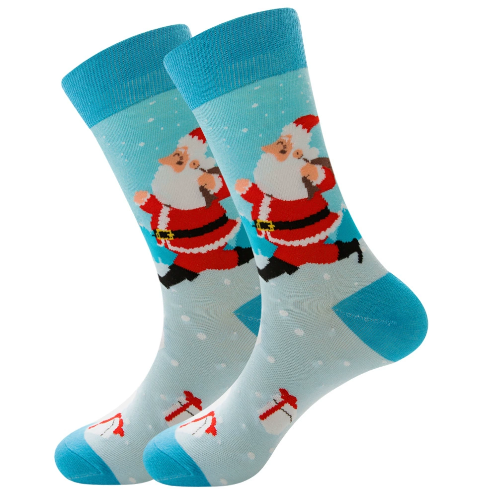 Père Noël bleu ciel