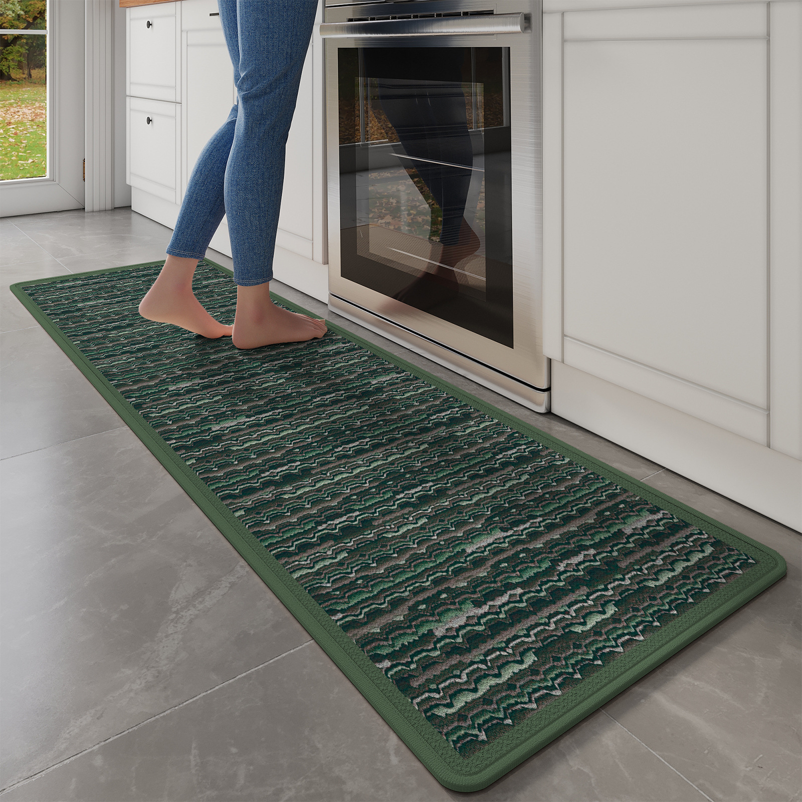 Suela de goma de cáñamo Sally - Dietar verde