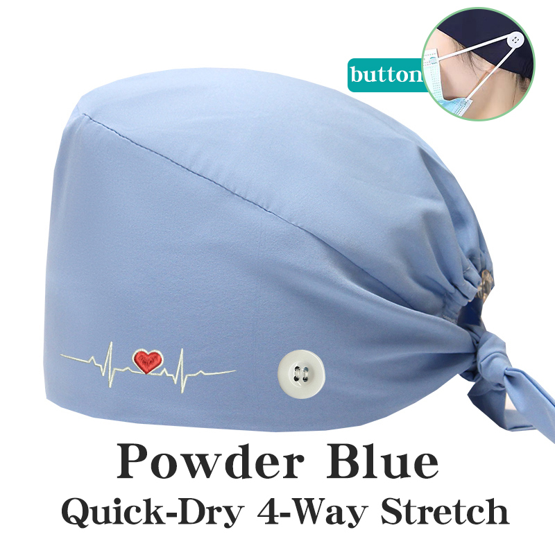 Power Blue with Buttons