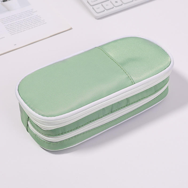 Estuche de lápiz verde