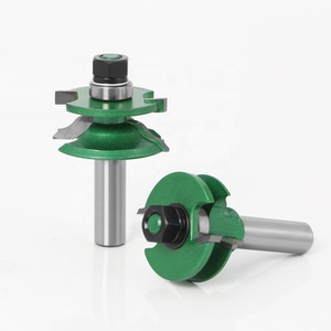TGS 2pc 12mm Shank Raised Panel Cabinet Door Router Bit Set Coated Woodworking <strong>Cutter</strong> Milling CNC Controlled ODM OEM Customized - Product Image 4