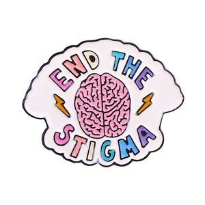 Hoge Kwaliteit Op Maat Gezondheidszorg Gezondheidsbewustzijn Hoed Reversspeld Badge Emaille Geestelijke Gezondheid Pin - Product Image 3