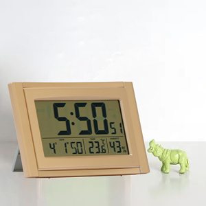 Hochwertige große Tischuhr mit Thermometer und Kalenderfunktion - Product Image 4