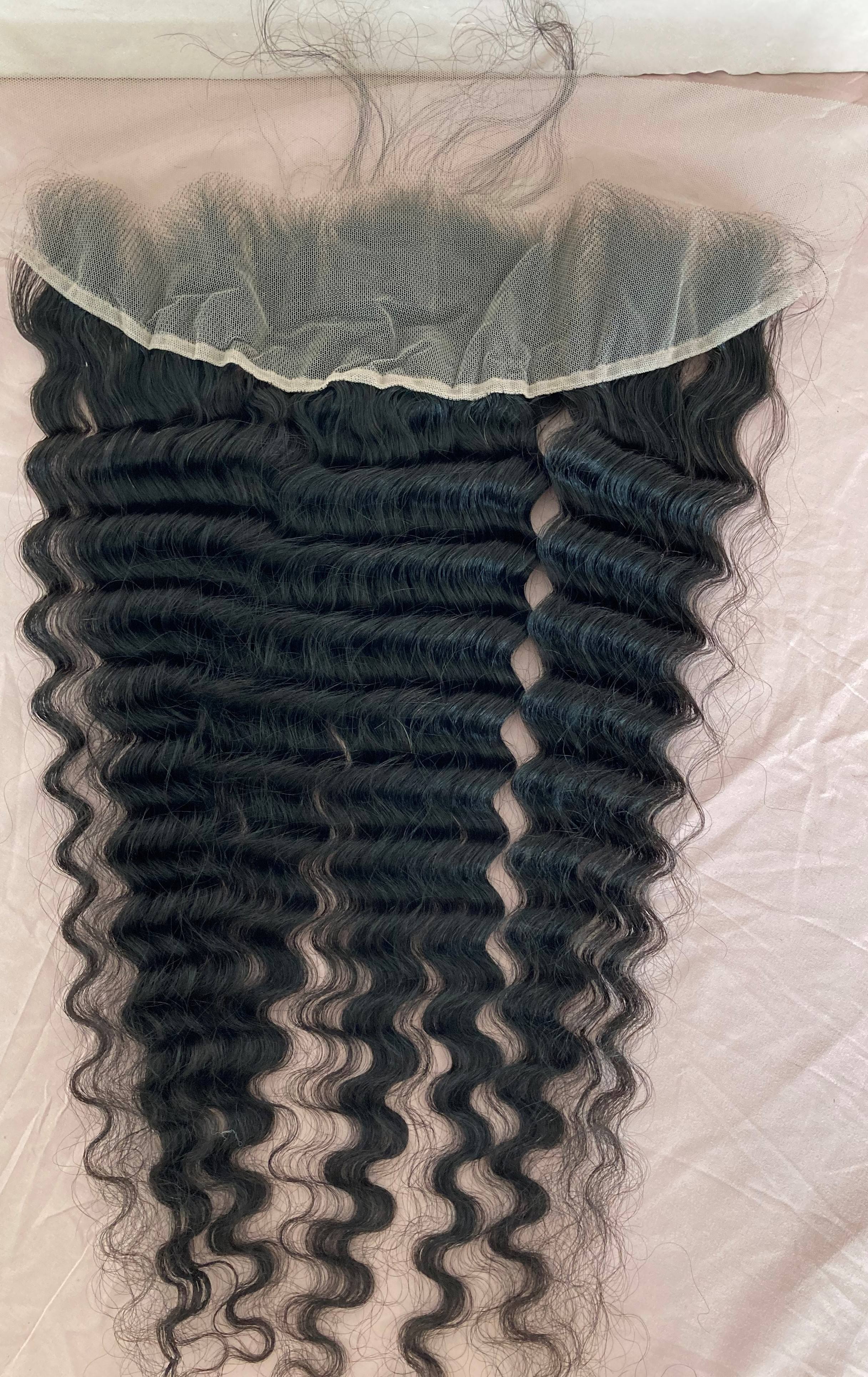 dentelle transparente vague profonde