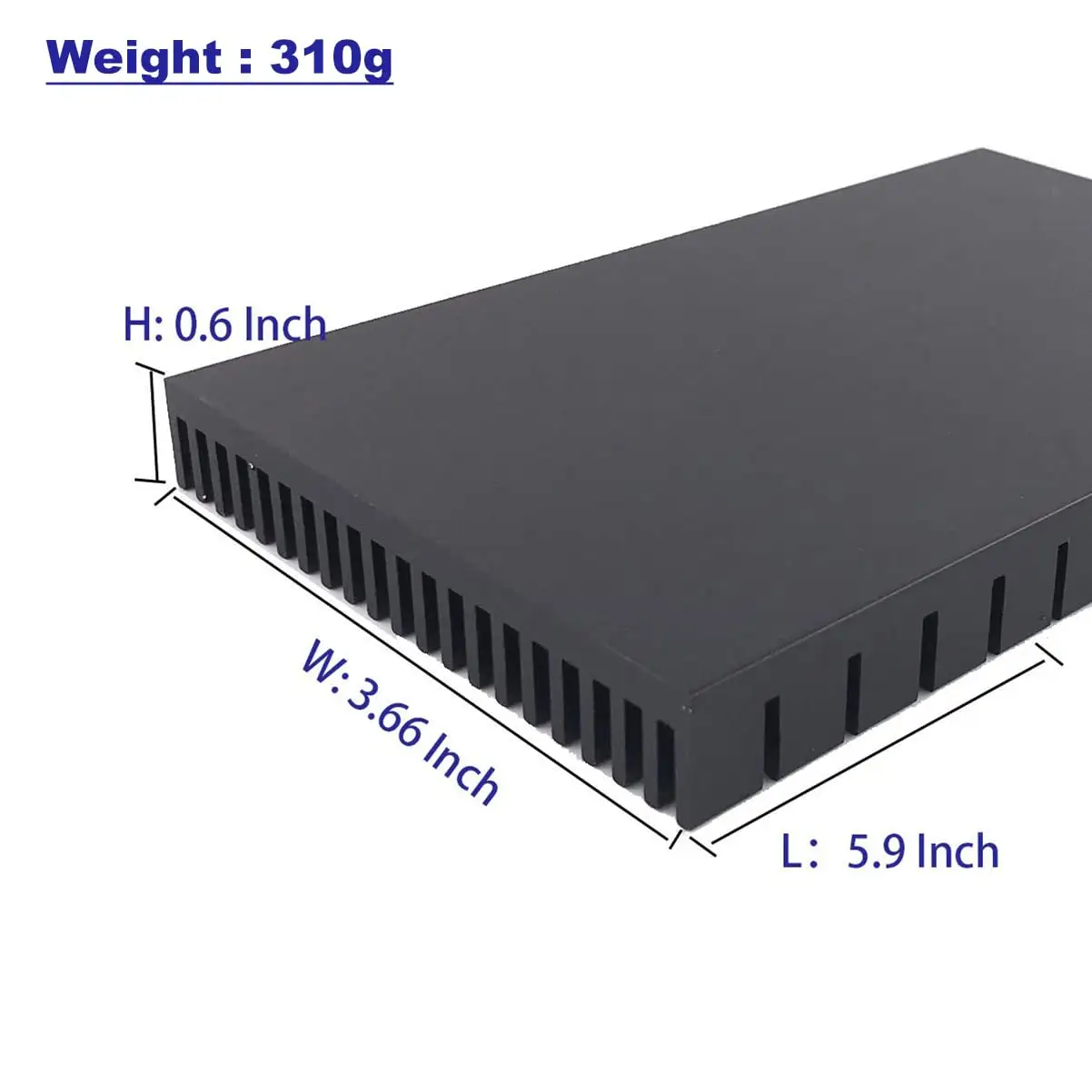 Alluminio personalizzato grande dissipatore modulo aletta di raffreddamento per scheda PCB LED scheda madre raffreddamento GPU Backplate radiatore per scheda grafica