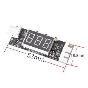 12V 4線PWMデジタルディスプレイファン温度コントローラモジュール3A減速ノイズリダクション電子キット - Product Image 1
