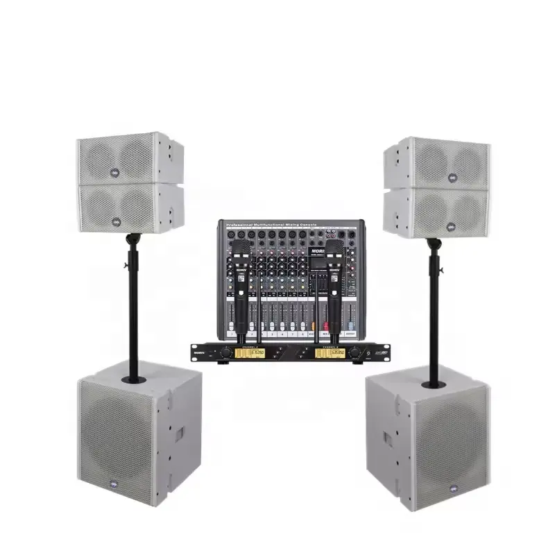 Guangzhou Morin Sound DJ-Array Gen2 4x4 "Sistema de altavoces Line Array Altavoces profesionales Active Line Array