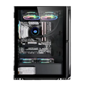 ZeroMaster Black M-ATX &amp; ATX Tower <strong>Case</strong> Full-size Gaming <strong>Computer</strong> Cabinet With <strong>Excellent</strong> Shell for Gaming Enthusiasts - Product Image 2