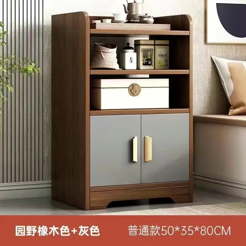 no draw two-dark walnut color 50cm