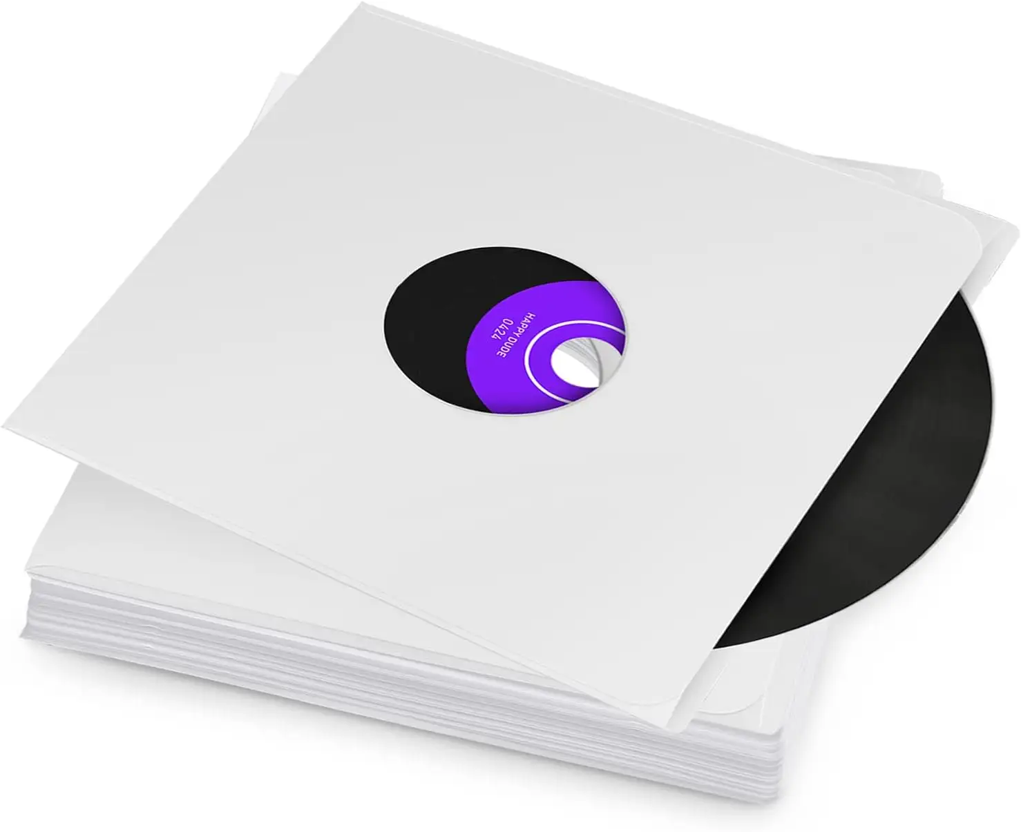 Capas de papel Kraft sem ácido de qualidade arquivística para discos de vinil, capas de álbum de papel antiestático, protetores de discos de LP