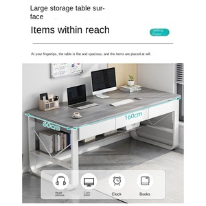 رفوف كتب متكاملة لسطح المكتب من SCEN ، مواد خشبية بارتفاع قابل للتعديل-تخزين مكتبي متعدد الوظائف لتعليم الطلاب - Product Image 3