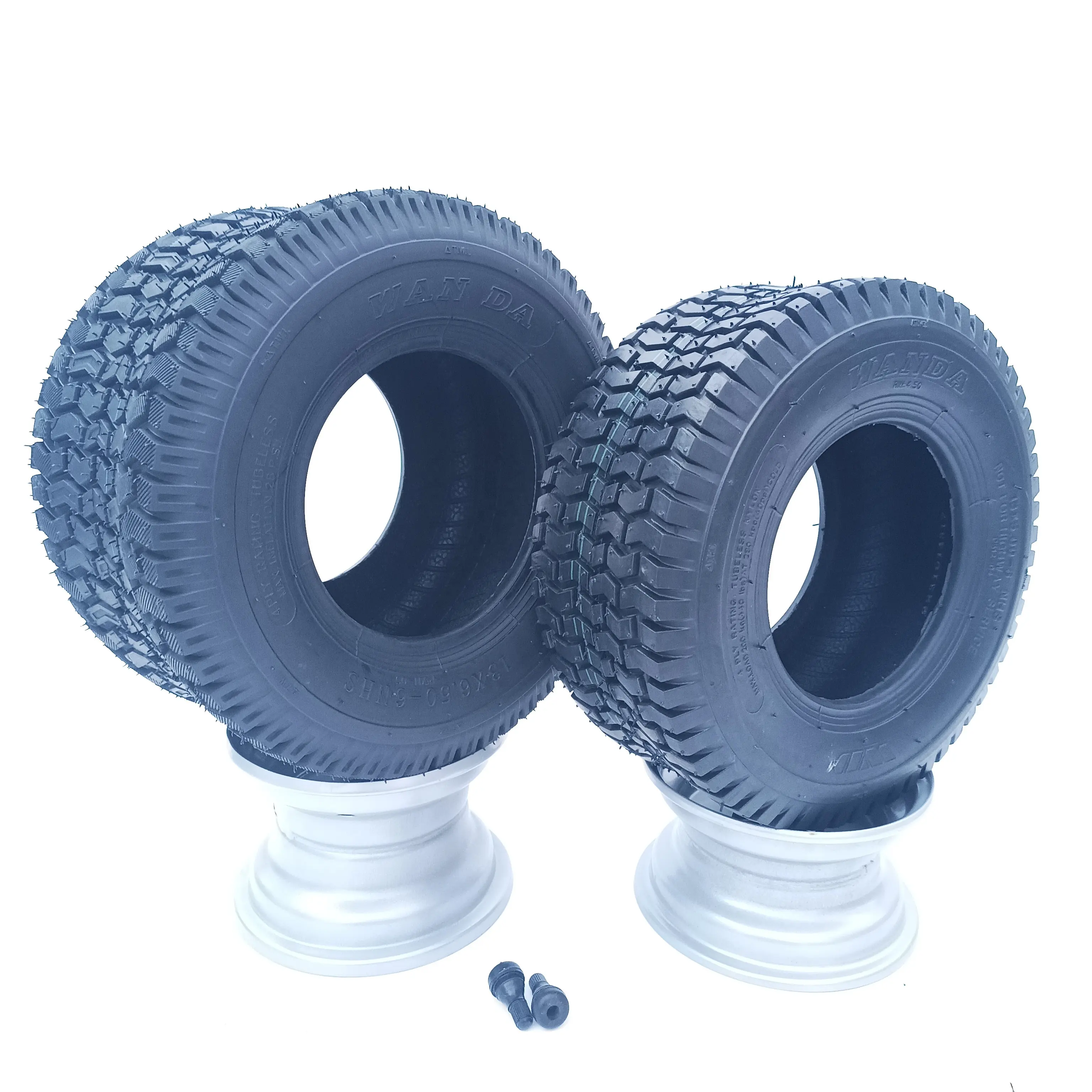 Ban tubeless 13x6, 50-6 13x5, 00-6 WANDA 13 inci awet roda ban tebal untuk ATV/GO kart kecil dan skuter listrik