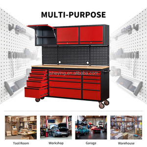 大型移动工具箱72英寸工具箱滚动轮机械师专业工具箱 - Product Image 5
