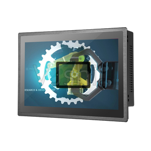 2019 lüfterlos linux 10,1 zoll alles-in-einem-pc industrieller aktiv-touchscreen 2 ethernet-anschlüsse i5 mini-eingebetteter computer - Product Image 3