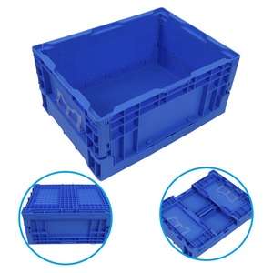 חקלאות stackcbox אחסון מתקפל ארגז פלסטיק מתקפל ארגז מתקפל
