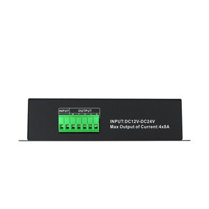 Dmx controller rgbw 4 kanal dmx512 decoder dc12v 24v 3A HB terminal beleuchtung smd5050 led streifen rgbw dmx512 led controller - Product Image 4
