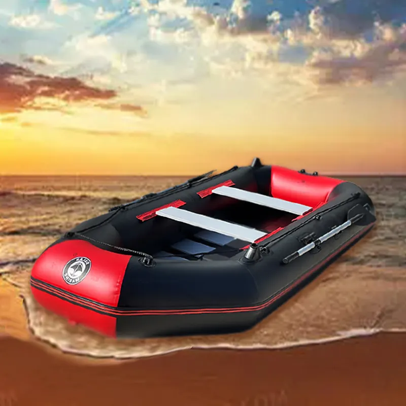 Anti-Flood 330 Cm Opblaasbare Roeiboot Pvc Vissersboot Rubberboot Kajak Water Sport Drifting Raft Zeilboot Surfen Zeilen