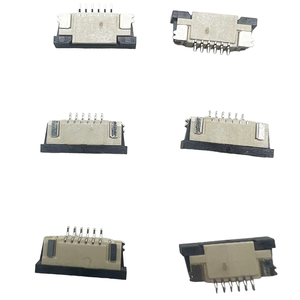 1.0mm 6 Pin FPC/soketli konnektör konektörü SMD tipi fpc <span class=keywords><strong>PCB</strong></span> kartı SMT çekme tipi 4-60Pins SMT için