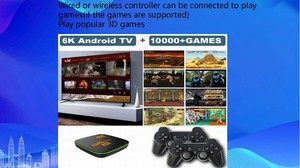 G15Proゲームセットトップボックスデュアルシステム2.4GデュアルハンドルAndroidTV 10000 GAMES4Kセットトップボックスゲームボックス - Product Image 5