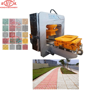 Máquina automática de piedra de Tigre, pavimentadora de bloques para baldosas Carreaux, maquinaria para suelos de terrazo, máquina para fabricar baldosas de hormigón - Product Image 1