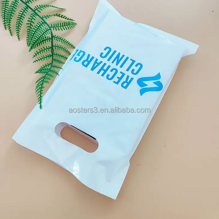Bolsa de compras ecológica personalizada, bolsa de plástico para compras