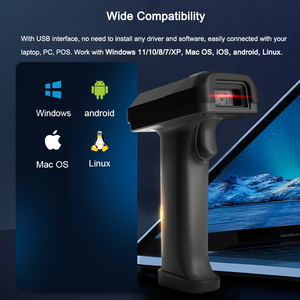 Support Paper Screen <strong>Codes</strong> Reading Retail Using 2.4G Handsfree QR <strong>Codes</strong> Scanner With Display - Product Image 4