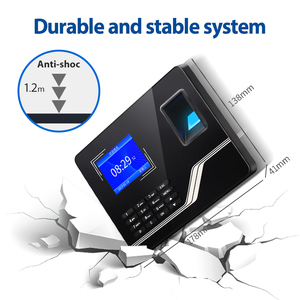 Máquina de reloj de tiempo de huellas dactilares TCP IP inteligente con pantalla HD para el seguimiento de asistencia de empleados - Product Image 2