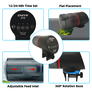 Hochwertiger kunden spezifischer Timer Automatischer Fischfutter automat Aquarium futter automat mit LCD-Display - Product Image 4