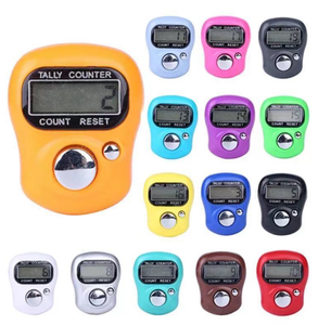 Beste Qualität Finger Hand zähler Rück stell barer 5-stelliger LCD Electronic Digital Display Tally Counter - Product Image 5