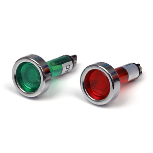 Dc 12V 24V màu đỏ màu xanh lá cây màu vàng LED tín hiệu đèn Xe Cảnh Báo ánh sáng xe máy chỉ số thí điểm ánh sáng - Product Image 2