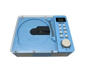 Reproductor de CD portátil con Bluetooth Reproductor de CD de escritorio Radio FM Pantalla LCD Tocadiscos - Product Image 5