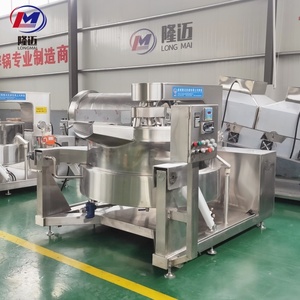 Büyük kapasiteli endüstriyel gıda pişirme mikser makinesi sos makarna fabrika kullanımı 200l otomatik planet Stir Fry karıştırma makinesi maliyeti - Product Image 4