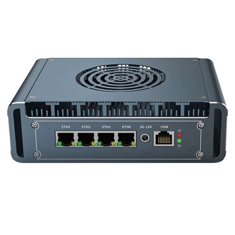 BKHD OEM 1264NP I3 N305 N100 sessiz Fan Ethernet yönlendirici Mini güvenlik duvarı 4x2.5GE Nicks Pfsense MikROS OPNsense VLAN VPN WiFi 4G