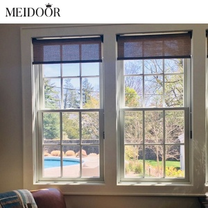 American Black Aluminium <strong>Sash</strong> Upward Sliding Glass <strong>Windows</strong> Double Hung <strong>Window</strong> With Screen Hung Vertical Sliding <strong>Windows</strong> - Product Image 5