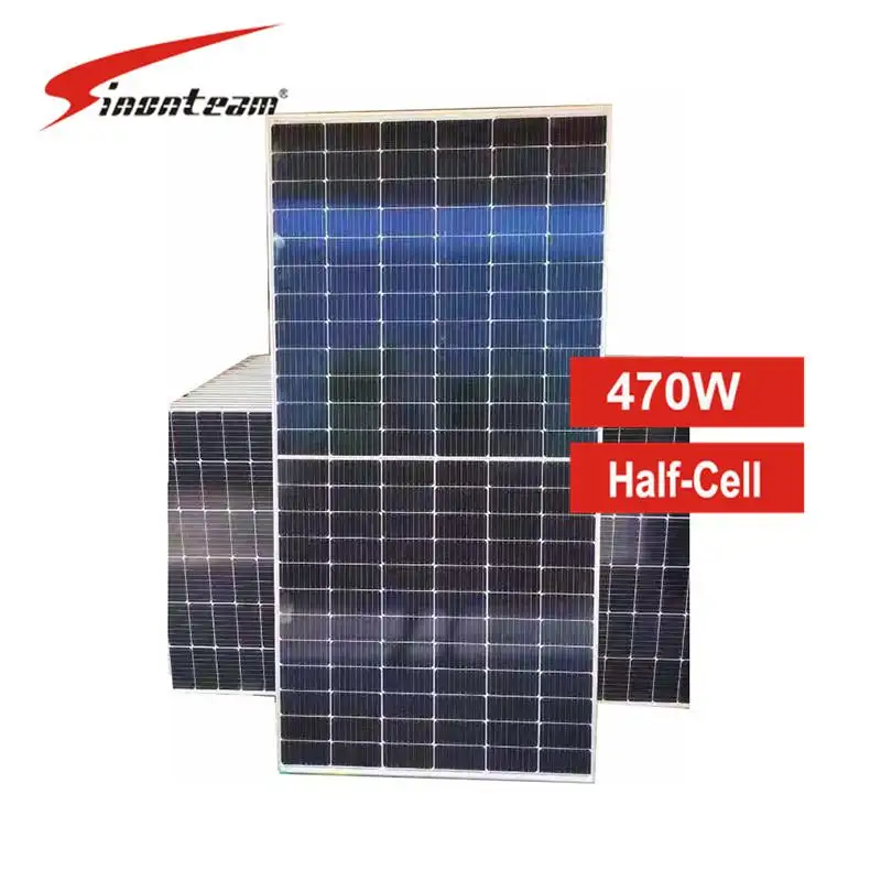 Panneau solaire le plus grand 470W 460w 450W 182mm panneau de cellules solaires bon prix