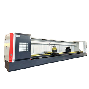 Máquina de torno de metal horizontal manual con sistema de control CNC de estructura de cama plana (GSK) Características convencionales para trabajos en metal - Product Image 3