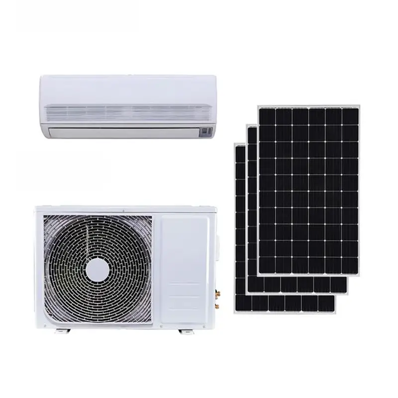 JNTECH — climatiseur solaire fendu 12000 Btu ac, refroidisseur, à courant continu, prix utilisé