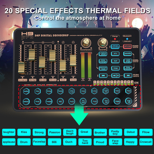 2024 Hot Sales DSP Chip <strong>Recording</strong> Podcast Sound Card Mic Audio Mixer With OTG Audio Interface for Digital Signal Transfer - Product Image 4