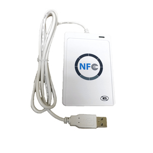 เครื่องอ่านบัตร ACR122U พร้อมอินเตอร์เฟส USB 13.56MHz โปรแกรมได้ RFID วัสดุ ABS สำหรับการชำระเงิน - Product Image 1