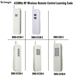 1/2/4/6 canale PT2264 EV1527 433mhz telecomando apprendimento codice trasmettitore lavoro con modulo relè ricevitore RF - Product Image 4
