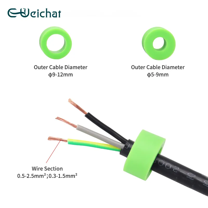 E-Weichat 2024 맞춤형 3 핀 전선 연결 라운드 야외 LED 조명 케이블 방수 커넥터