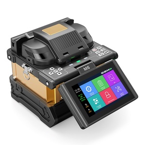 New M6 <strong>fusion</strong> <strong>Splicer</strong> 6 Motor Fiber Optic Splicing Machine VFL+OPM FTTH Optical Welder <strong>Fusion</strong> <strong>Splicer</strong> - Product Image 1