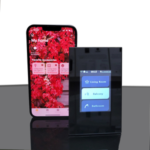 ランボンスマートホームオートメーションスマートウォールスイッチWifiメッシュスマートウォールスイッチWrok TuyaスマートライフとApple Homekit