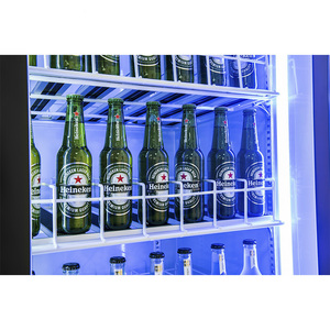 Stand up Vertical Glass Door Beverage Display <strong>Chiller</strong> Cooler Refrigerator