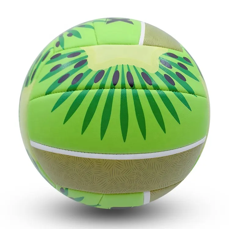 ของเล่นวอลเลย์บอลผลไม้ fvb ลูกบอลชายหาดพิมพ์ลายการ์ตูนขนาด5
