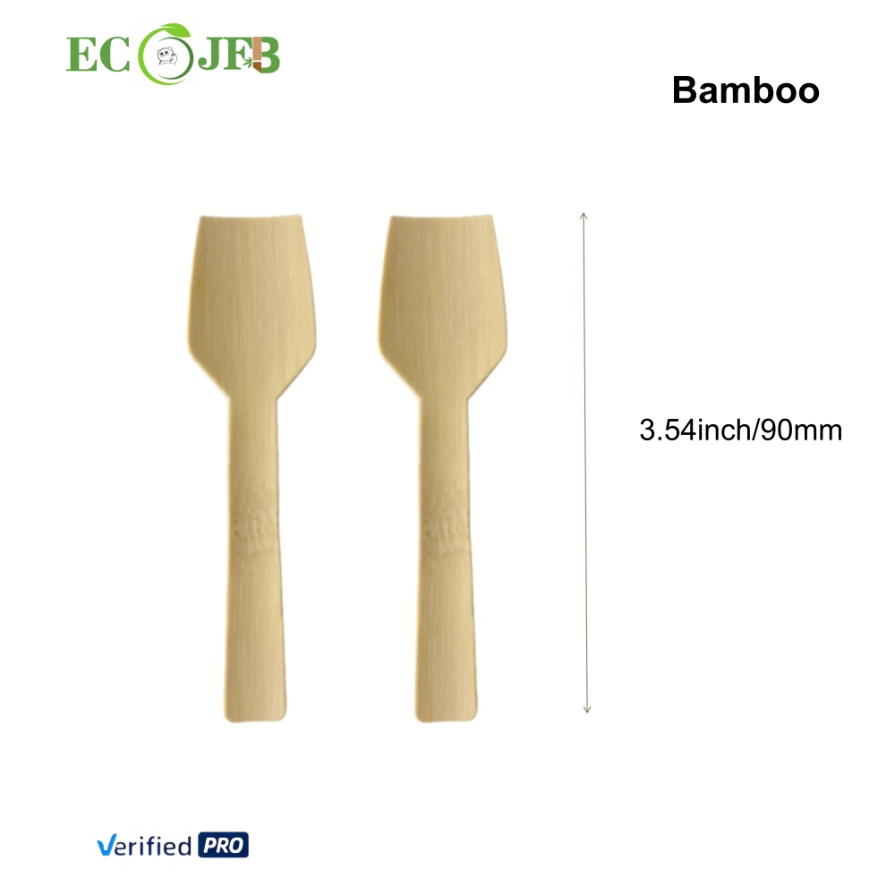 3.54inch/90mm bamboo spoon