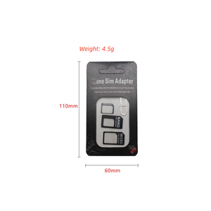便宜的价格4合1通用sim卡适配器纳米到微标准sim卡转换器更换sim卡适配器 - Product Image 3
