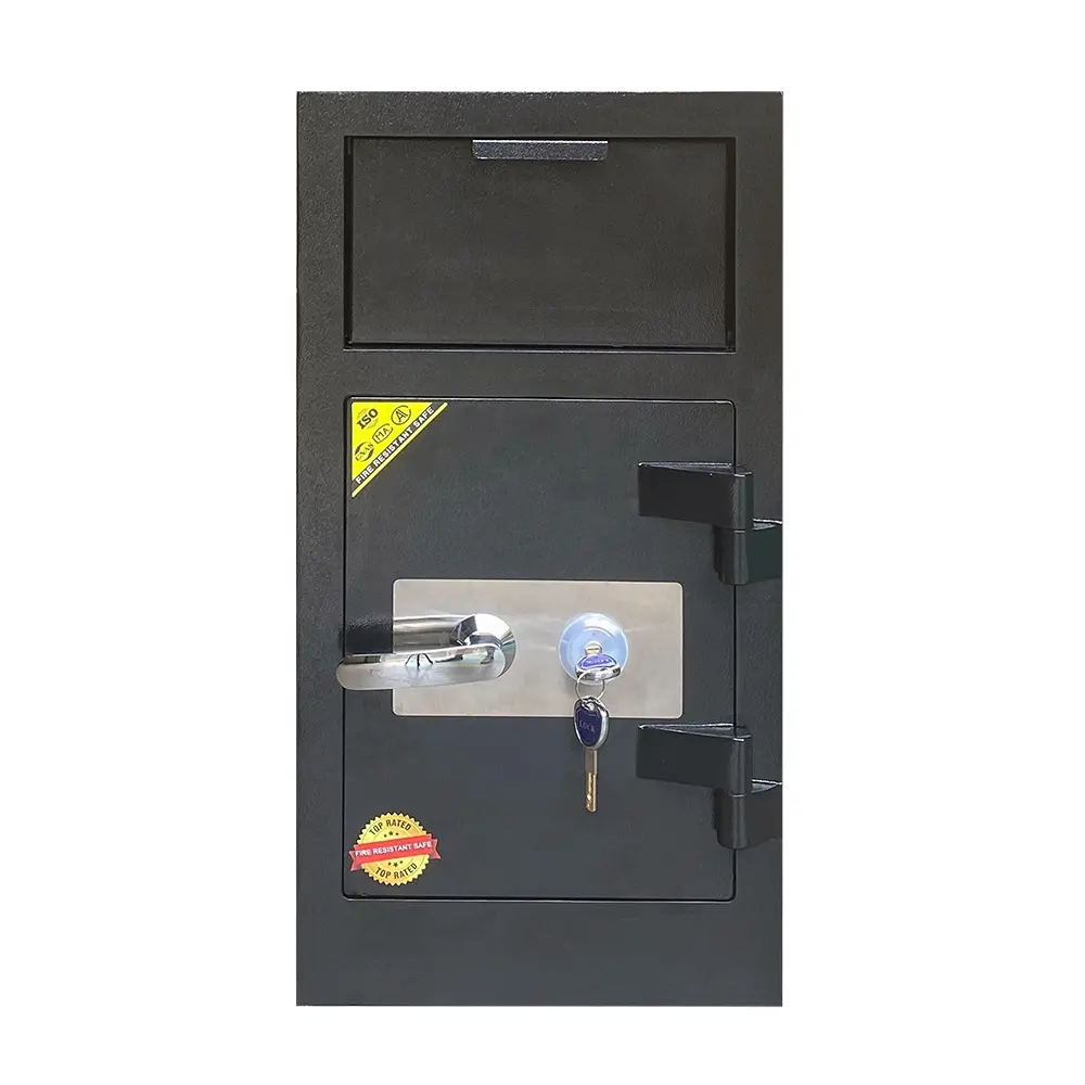 Deposit Money Safes Metal Steel Fireproof Drop Safe Hotel Box Combination Lock Deposit Box security boxes