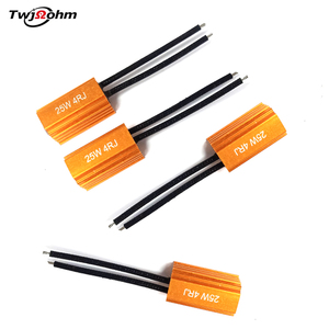 Yüksek güç RX24 altın alüminyum kabuk 25W4RJ otomotiv çözme ısı dağılımı yük direnci - Product Image 6