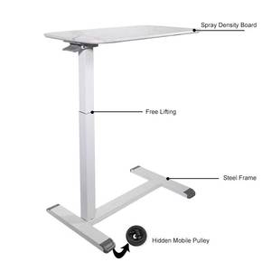 Juego De Soporte De Computadora De Escritorio Ajustable De Diseño Moderno Mesas De Ordenador Porta PC Letto Sitstand Mesita De Noche Para PC - Product Image 6